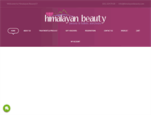 Tablet Screenshot of himalayanbeauty.com